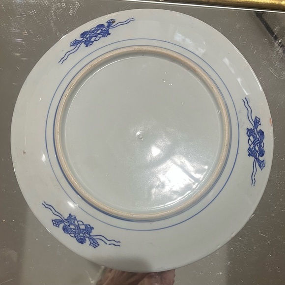 Blue and White Decorative Charger - Picture 4 of 6